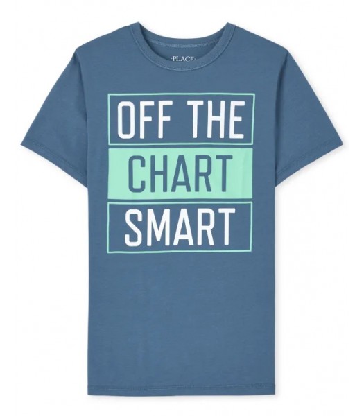 Childrens Place Bluestone Off The Chart Graphic Tee
